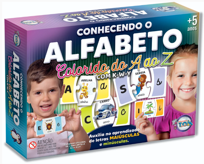 Jogo Conhecendo o Alfabeto Colorido
