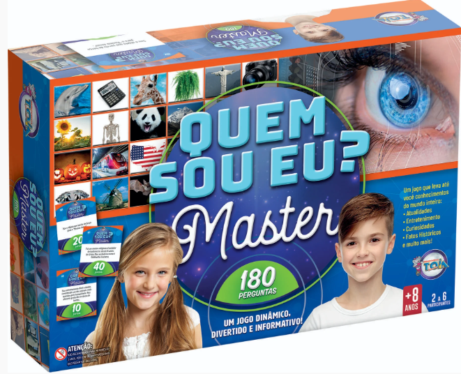 Jogo Quem Sou Eu Master 180 Perguntas
