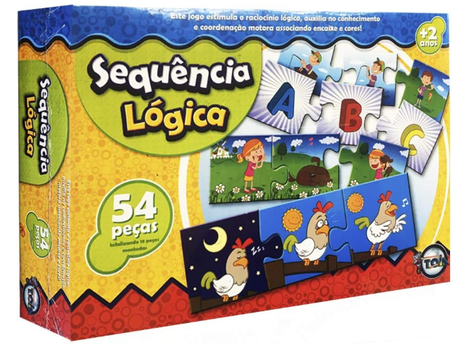 Jogo Sequencia Logica 54 Pçs