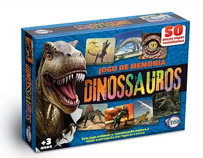 JOGO DA MEMORIA DOS DINOSSSAUROS 50PÇS