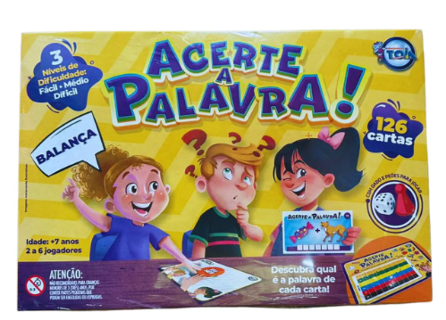 Jogo De Tabuleiro Acerte a Palavra