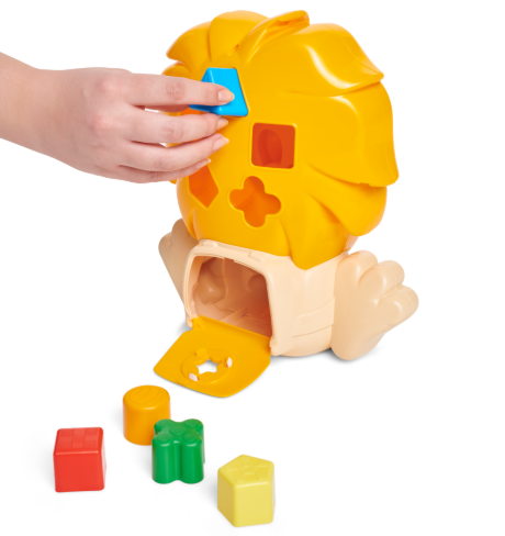 BRINQUEDO INFANTIL DIDATICO AMIGO LEÃO