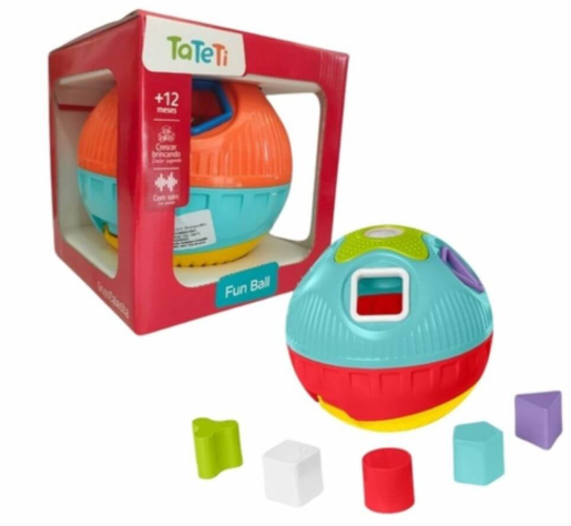 BRINQUEDO DIDATICO FUN BALL COM SOM