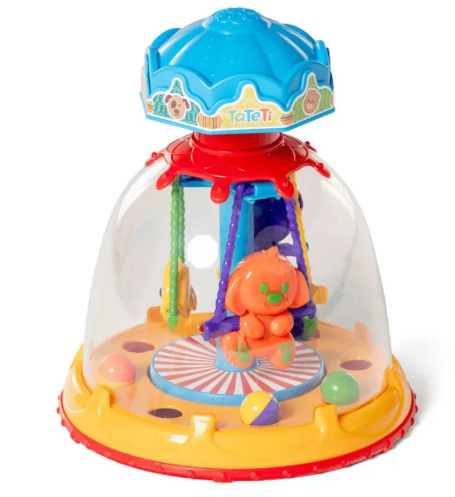 BRINQUEDO PEDAGOGICO CARROSSEL MAGICO CORES SORTIDAS
