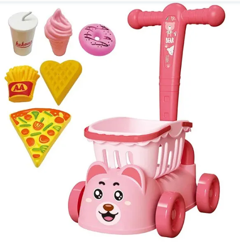 ANDADOR BABY COM CESTINHA E ACESSORIOS 6 PÇS
