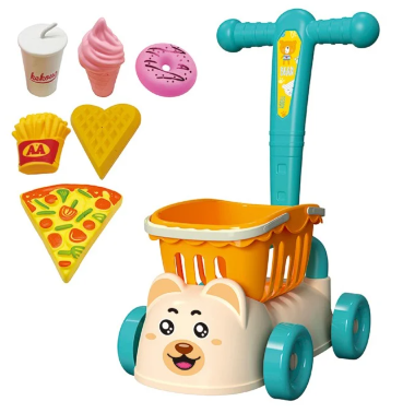 ANDADOR BABY COM CESTINHA ACESSORIOS 6PÇS