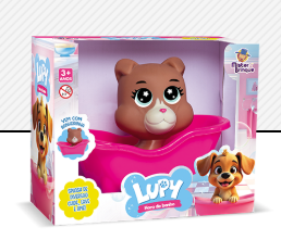 CACHORRINHO LUPY HORA DO BANHO 18,5x11x23cm