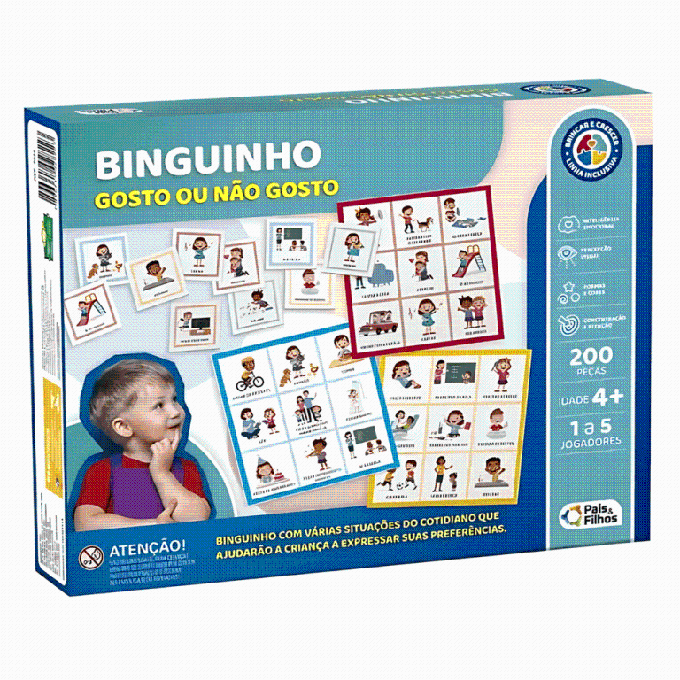 JOGO BINGUINHO - GOSTO OU NAO GOSTO UNICA