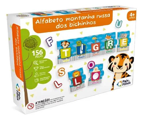 JOGO ALFABETO MONTANHA RUSSA DOS BICHINHOS UNICA