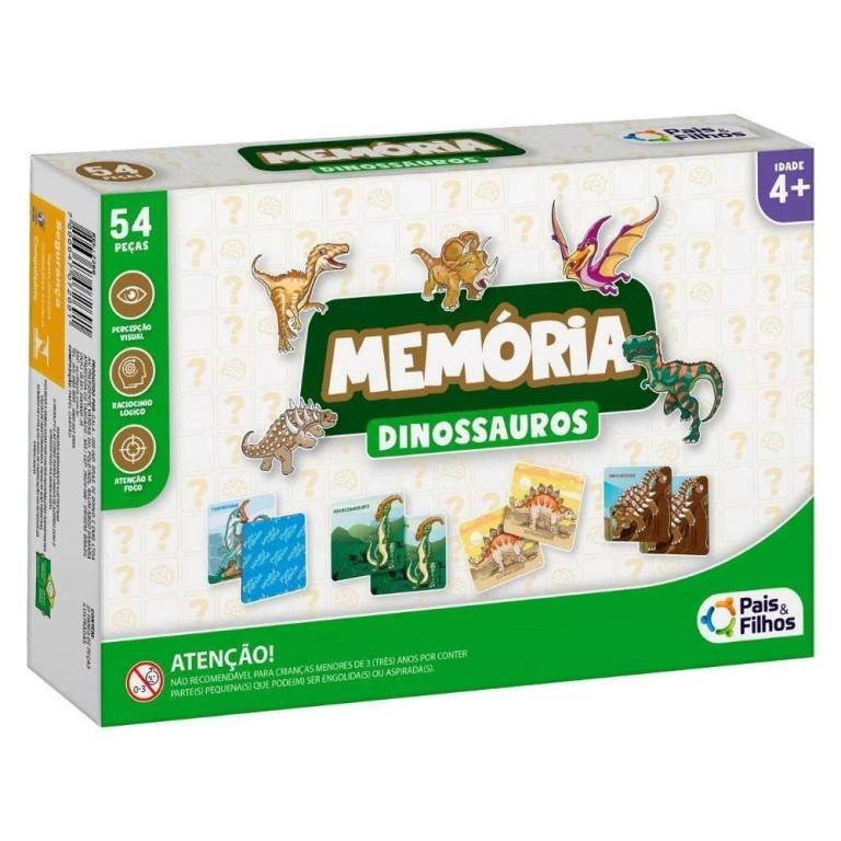 JOGO DA MEMORIA - DINOSSAUROS UNICA