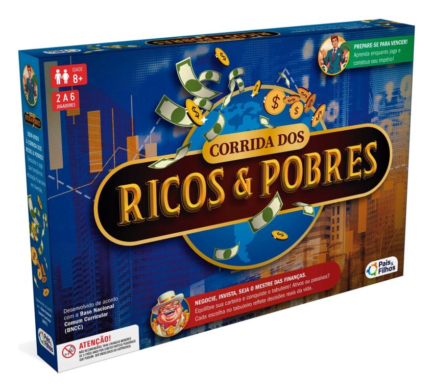 JOGO CORRIDA DOS RICOS E POBRES UNICA