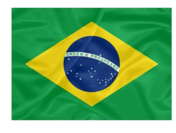 BANDEIRA DO BRASIL DE POLIESTER  90x140 cm