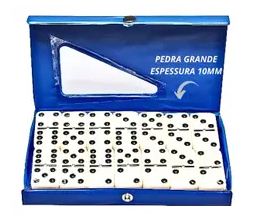 DOMINO TIPO OSSO 10MM COM ESTOJO