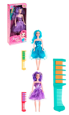 BONECA JOYCE PINTA CABELO 29CM