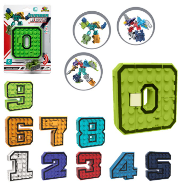 COLEÇÃO ROBO NUMEROS 0 A 9