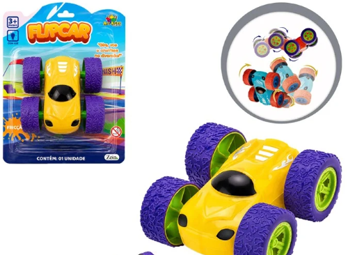 CARRO FLIP FRICÇÃO COM LUZ