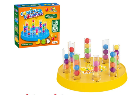 JOGO CONECTA BOLINHAS 13X13X6