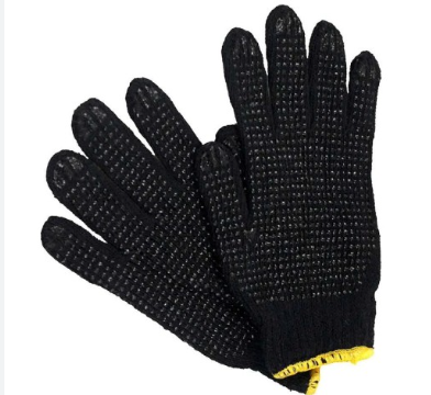 LUVA MALHA LISA COM PIGMENTO PRETO 2F THOMPSON