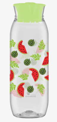 JARRA SUMMER PLASTICA 1.400ML DECORADA MELANCIA