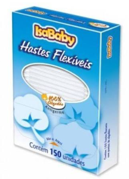 HASTE FLEXIVEL (COTONETE) 150UN ISABABY