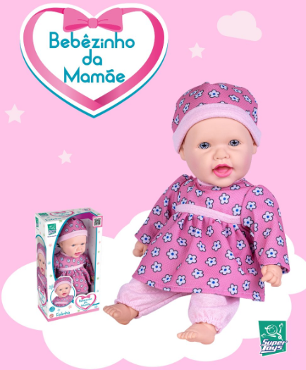 BONECA BEBEZINHO DA MAMÃE FOFINHA