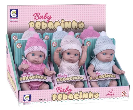 BONECA DISPLAY BABY PEDACINHO