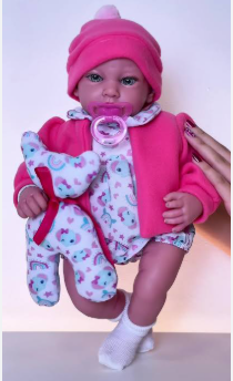 BONECA NENA MIA REBORN MEU BEBE