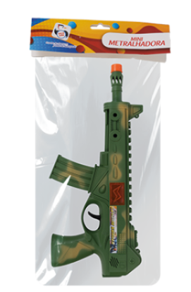 METRALHADORA ESTALO FAISCA MILITARY GUN 37CM