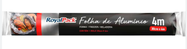 PAPEL ALUMINIO ROYALPACK 30CMX4MT