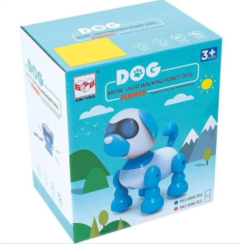 CACHORRO ROBO LUZ E SOM