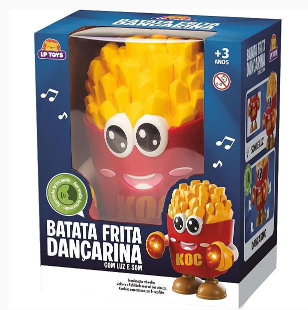 BATATA FRITA DANCARINA - SOM E LUZ - REPETE FALA