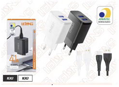 Carregador Solta o Fio Micro V8 Rapido 5.1A 2USB Lelong