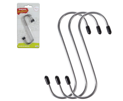 GANCHO METAL S 10CM 3PCS