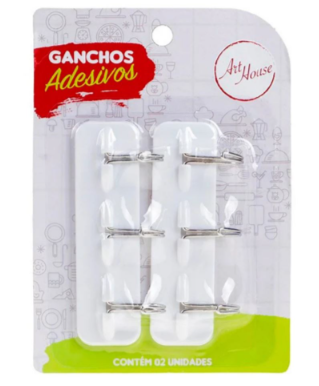 GANCHO ADES TRIPLO C/2PCS