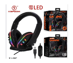 FONE GAME PC HEADPHONE LED RGB COM USB KAPBOM