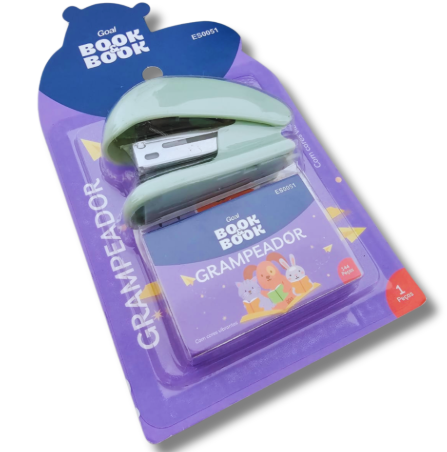 Kit Mini Grampeador Com Grampos