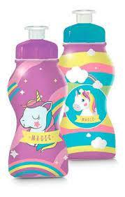 Garrafa Plastica Sleeve Unicornio 250ml
