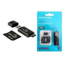 Cartão de Memoria 8 GB 3 Em 1