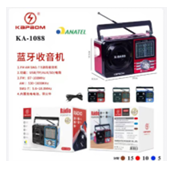 Radio Portatil AM - FM 7 Faixa USB / MP3 / Lanterna Recarregavel