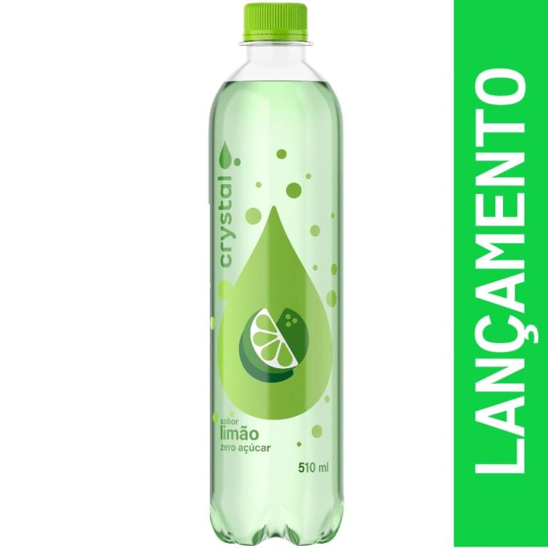 Água Crystal Saborizada Limão 510ml