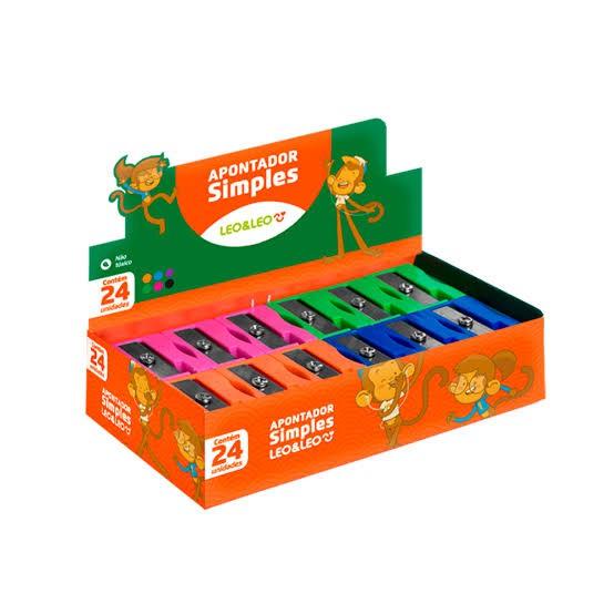 APONTADOR SIMPLES LEO E LEO CX/24