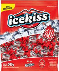 BALA ICEKISS MORANGO 500gr