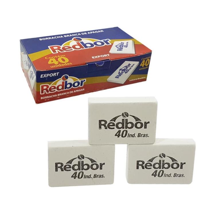 BORRACHA BRANCA B40 MEDIA CX40