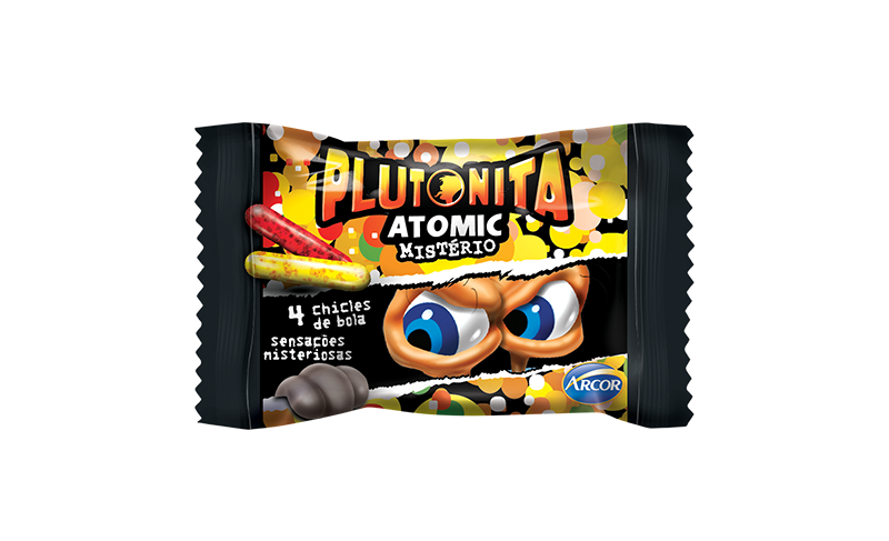 CHICLETE PLUTONITA ATOMIC 396g 18x4
