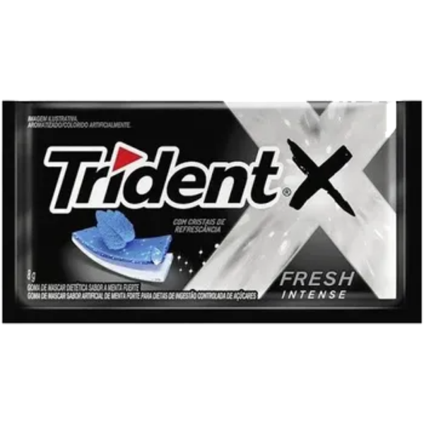 CHICLETE TRIDENT AZUL INTENSE 21x1