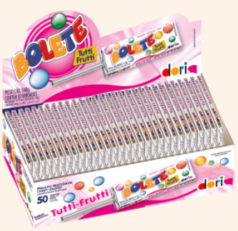 PIRULITO DORI MASTIGAVEL TUTTI FRUTI 50x1