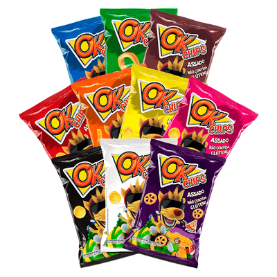 SALGADINHO OK 28gr GALINHA 10x1