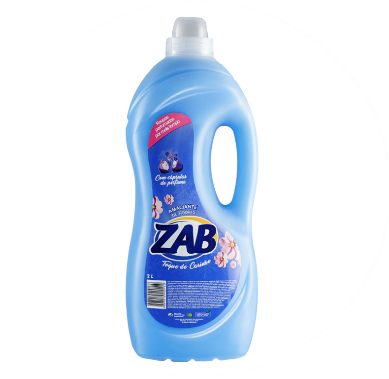 ZAB AMACIANTE TOQUE CARINHO AZUL 1L CX12