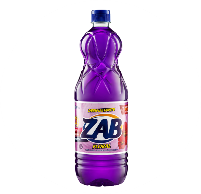 ZAB DESINFETANTE FLORAL 1L CX12