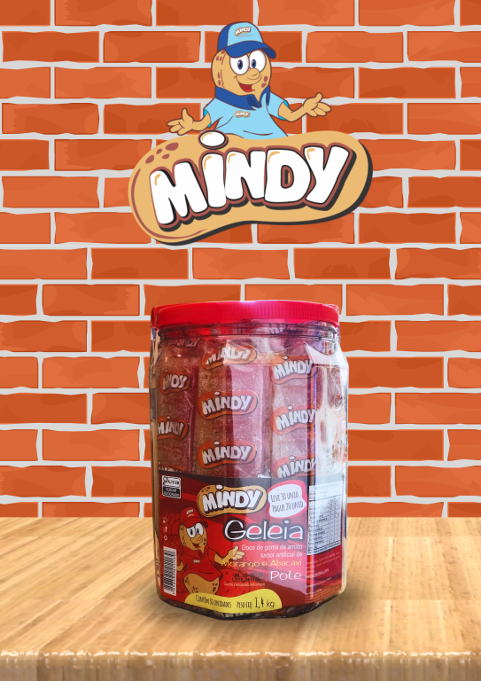 MINDY GELEIA DE FRUTA 1.400KG 30X1